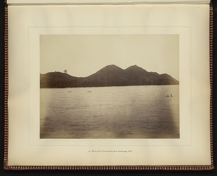 West End of Teste Island from Anchorage, S.W.