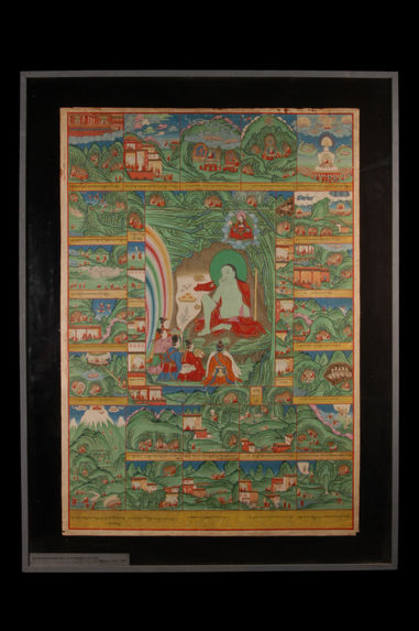 Peinture bouddhique : vie de Milarépa