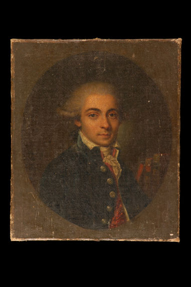 Portrait de Antoine, chevalier de Bertin, poète créole de l'Ile de Bourbon (1752-1790).