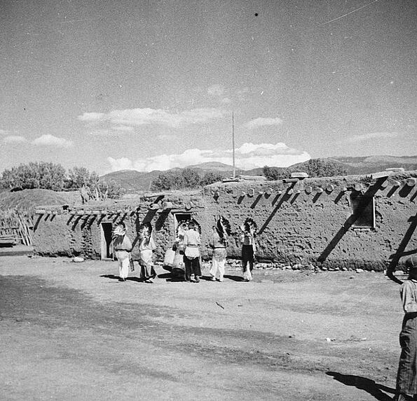 Indiens Pueblos de la vallée de Santa Fe