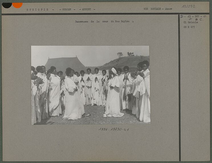 Danseuses de la cour du Ras Haylou