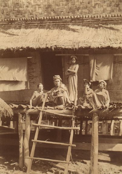 Chef Battak et sa famille, Sumatra