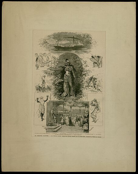 Le Théatre Illustré - La Vénus noire, voyage dans l'Afrique centrale, par M. Adolphe Belot, représenté au Théâtre du Châtelet