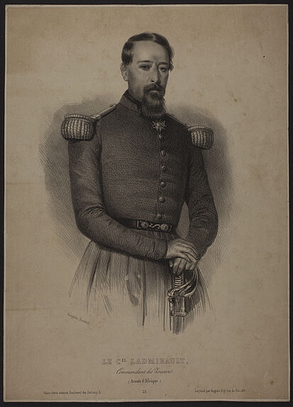 Le C[olon]el Ladmirault, Commandant des Zouaves