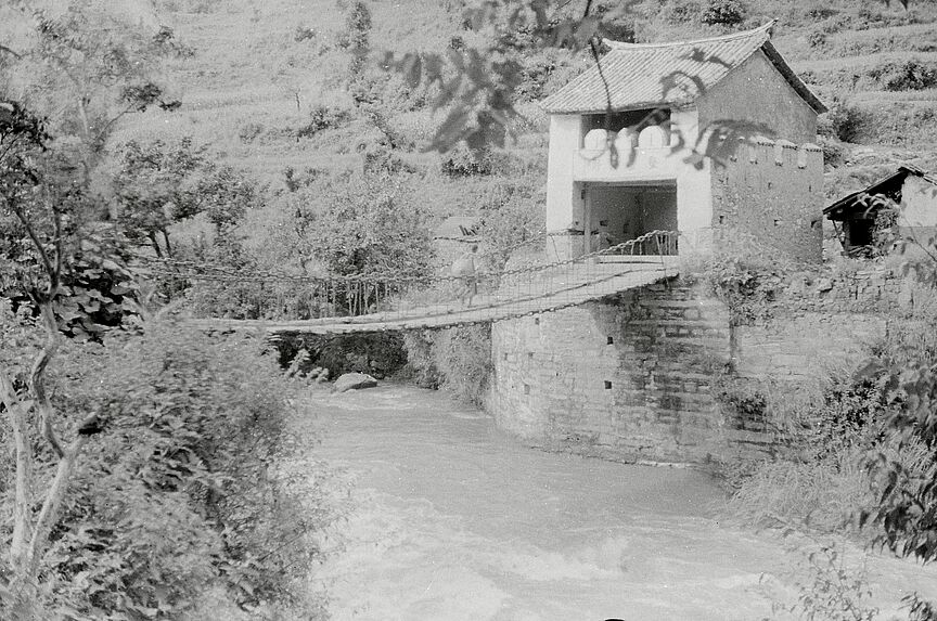 Pont de chaînes de fer