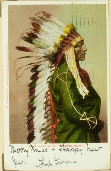 Sioux indian chief &quot;Standing bear&quot