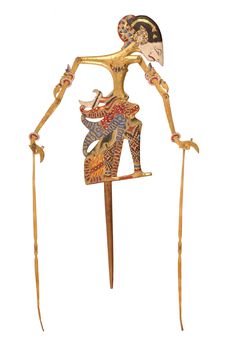 Marionnette de "wayang kelitik" : Damar Wulan