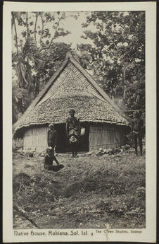 Native house, Rubiana, Solomon Island