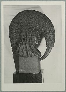 Tête bronze par Emile Monier : "Gambélé"