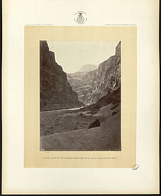 Grand Cañon of the Colorado River, mouth of Kanab Wash, looking West