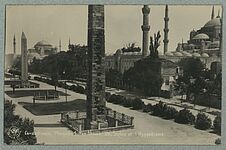 Constantinople Mosquée Sultan Ahmed, Ste Sophie et l'hippodrome