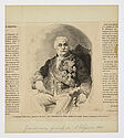 Le marquis d'Hautpoul, général de division, grand référendaire du Sénat, décédé…