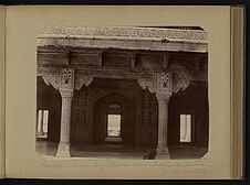 Fort d'Agra - Saman Burg - Jasmin tower - Intérieur du boudoir de la…