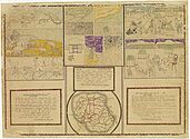 Trois contes avec plan de la ville de Foumban et légendes manuscrites