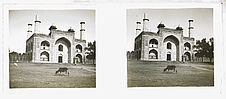 Sans titre [une mosquée dans les jardins du Taj Mahal]