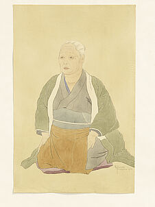 Portrait de la vieille Imaizumi riye