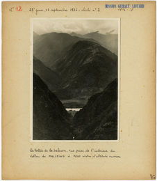 La vallée de la Salouen, vue prise de l'intérieur du Vallon de Maliping