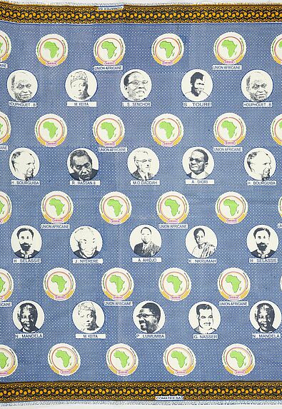 Coupon de pagne imprimé pour la création de l'Union africaine