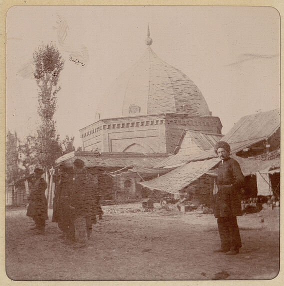 Kouba, Gouvernement de Bakou. Quartier tatare, la mosquée