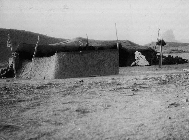 La tente de l'amenokal du Hoggar.