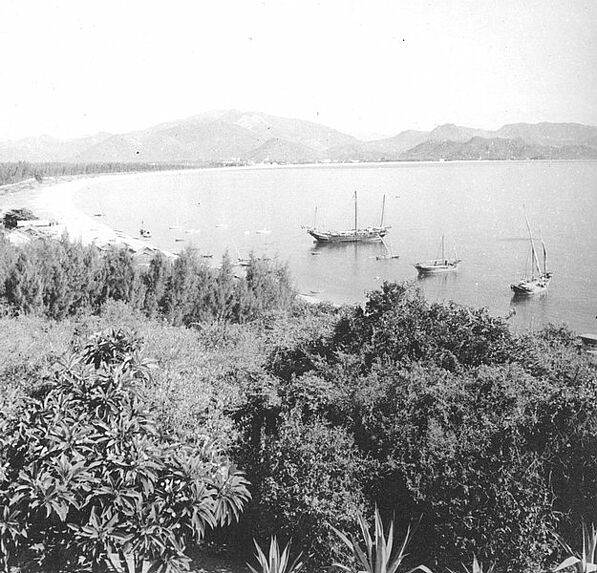 La baie de Nhatrang vue de Cauda