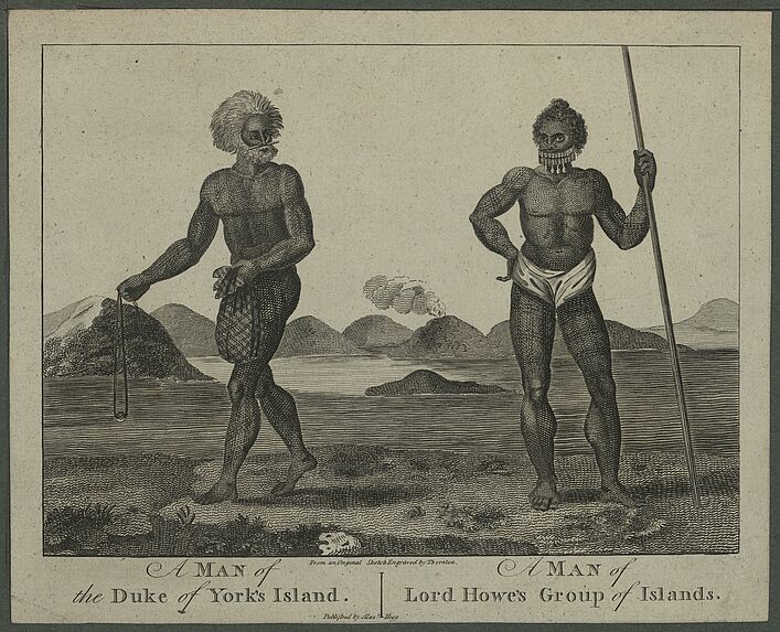A Man of the Duke of York's Island - A Man of Lord Howe's group of Islands.