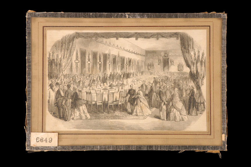 Sans titre [Banquet offert par le commerce à M. le gouverneur du Sénégal, le 11 novembre 1835]