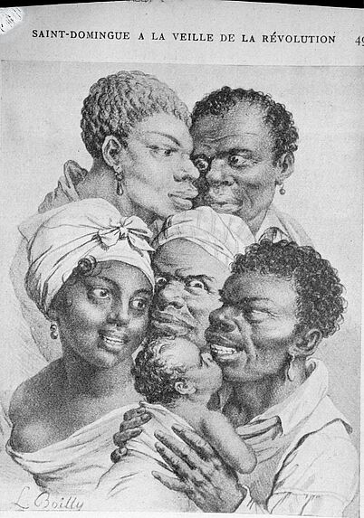 Famille de noirs