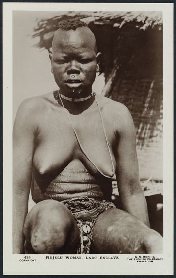 Fidjelu woman, Lado enclave