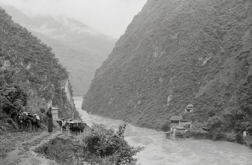 Pont de chaînes de fer