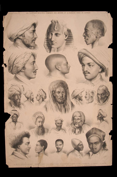Les égyptiens modernes, comparés aux anciens et à plusieurs races de l'Afrique