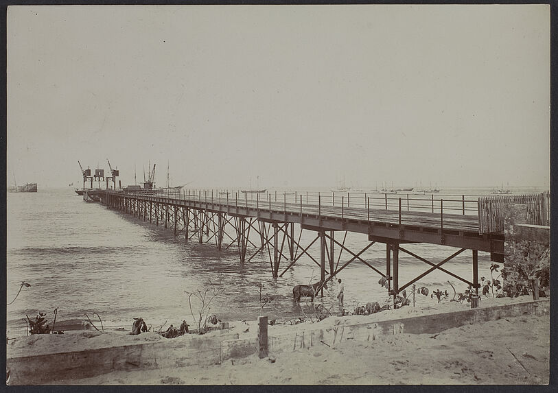 Tamatave. Le Warf. Vue d'ensemble