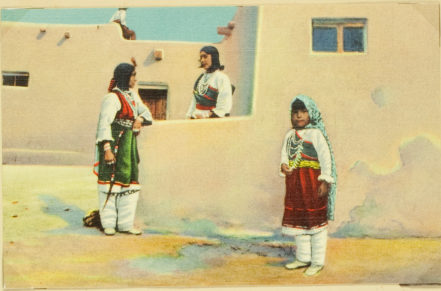 &quot;Morning greetings&quot;, Isleta Indians, Isleta Pueblo, Near Albuquerque New Mexico