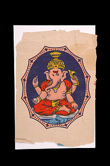 Image pieuse figurant Ganesha