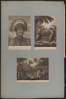 Représentation of a Human Sacrifice in a Morai at Otaheite in the presence of…