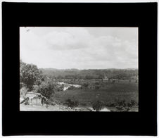 Vue sur la plaine de la résidence