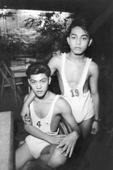 "Gogo boys" dans un bar homosexuel de Patpong. Bangkok, Thailande,…