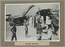 Côte française des Somalis. Village indigène