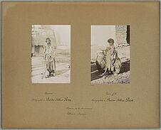 Petite fille photographiée à Bender-Abbas, Perse