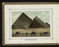 Cairo. The four pyramids