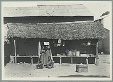Une boutique d'indiens dans un faubourg