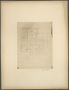 Plan de la première maison toltèque