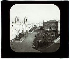 Sfax. Boulevard de France et l'église