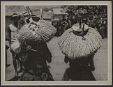 Deux masques utilisés au cours des cérémonies de la circoncision par les…