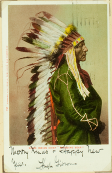 Sioux indian chief "Standing bear"