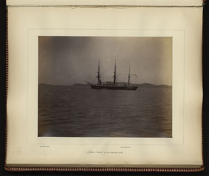 H.M.S. &quot;Nelson&quot; at Port Moresby, S.W.