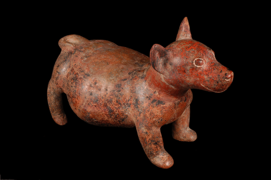 Figurine zoomorphe : chien