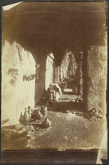 Palenque. Intérieur d’une galerie du palais