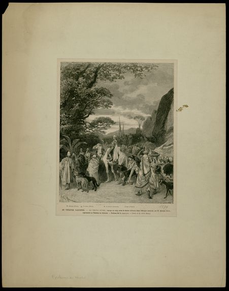 Le théâtre illustré - La Vénus noire, voyage en cinq actes et douze tableaux dans l'Afrique centrale, par M. Adolphe Belot, représenté au Théâtre du Châtelet