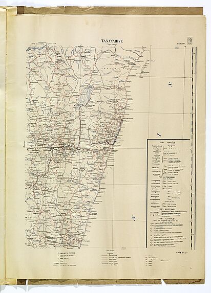 Rapport du service géographique de Madagascar